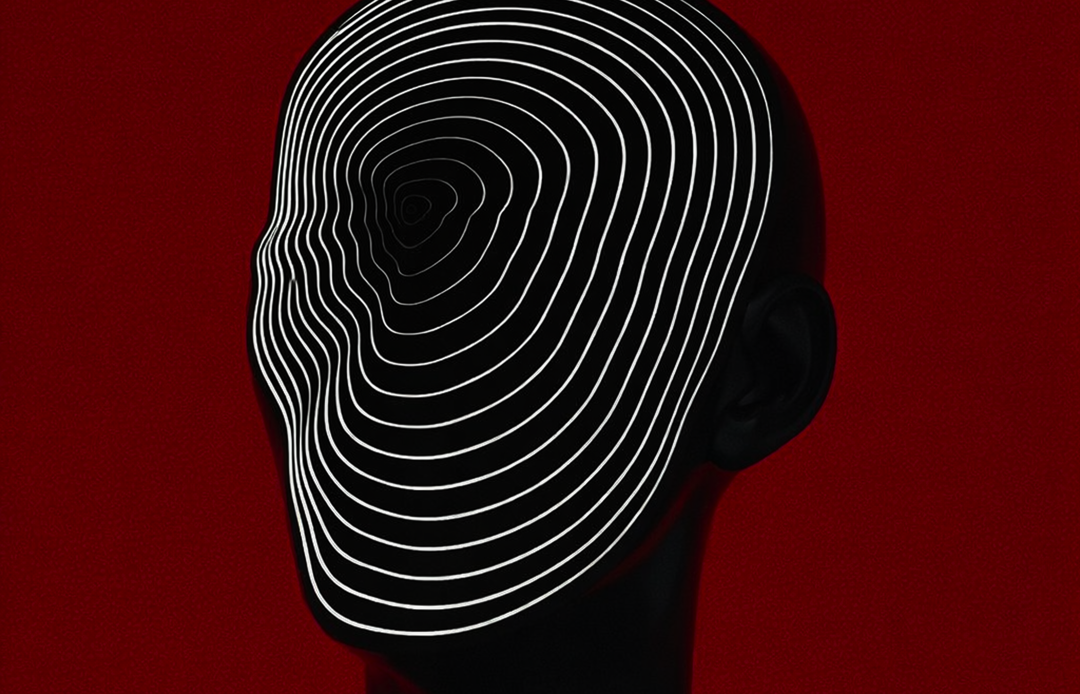 Silhouette with signal lines — perception versus measured state